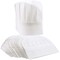 24 Pack Chef Hats for Kids, Adults - Bulk Adjustable Disposable Bakery Hats for Cooking, Baking, Pizza Party, Hibachi Party Decorations (White)